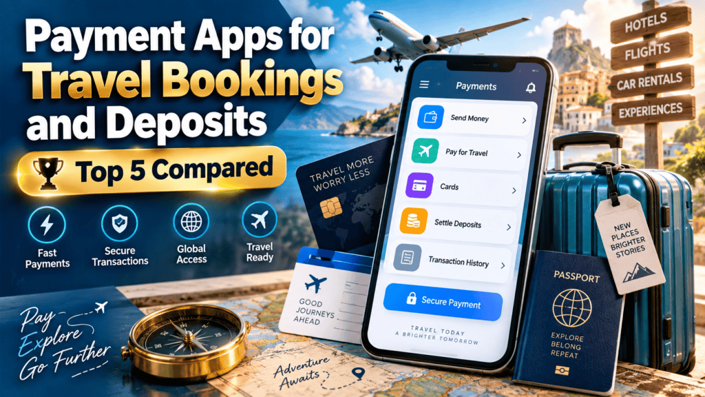 Payment Apps for Travel Bookings and Deposits: Top 5 Compared